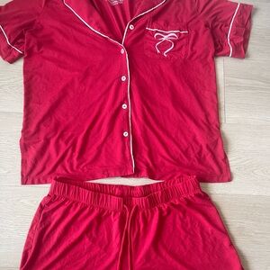Victoria's Secret Modal Short Sleeve Button Down Pajama Set